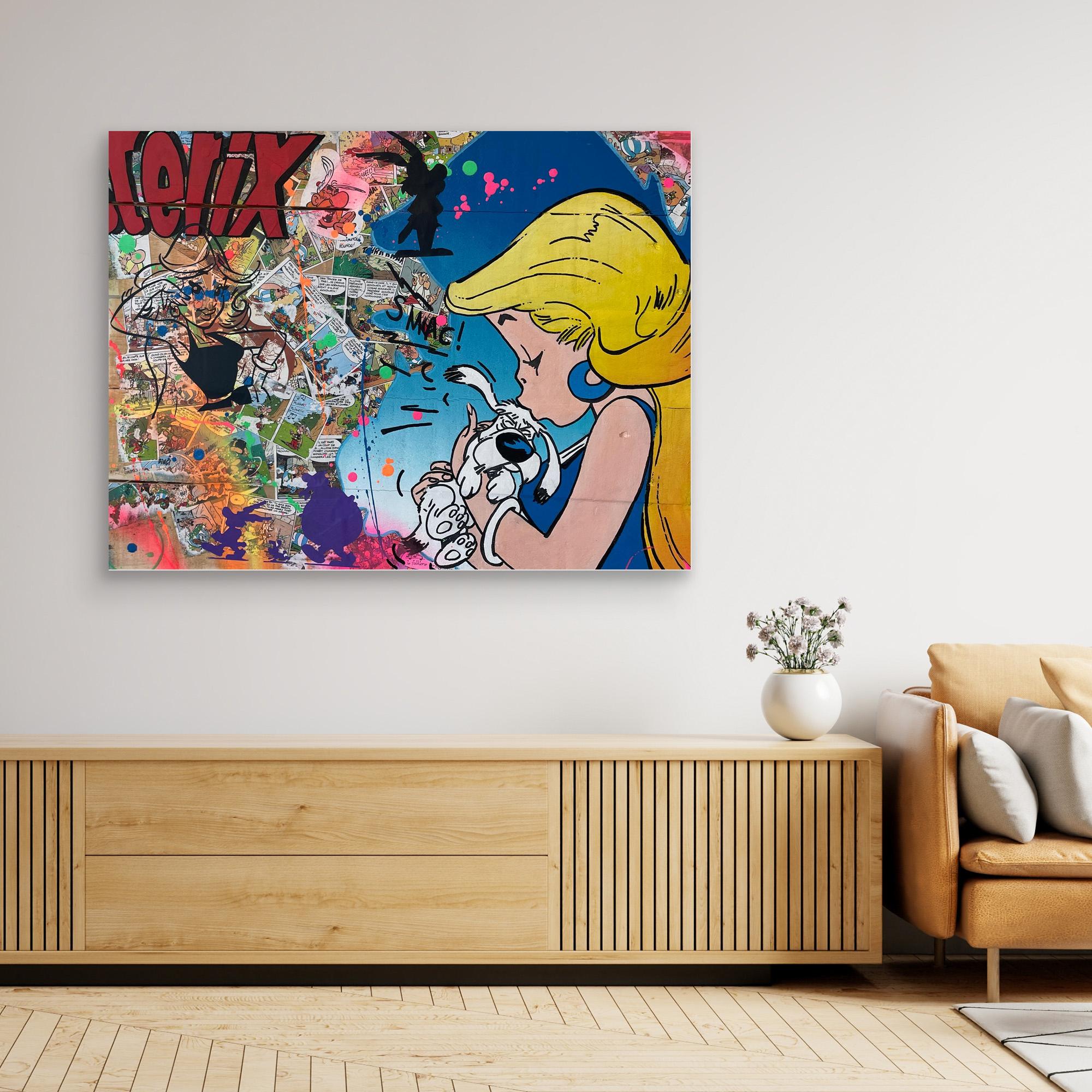 Falbala reproduction officielle sur toile de l'œuvre de Vincent STREIFF