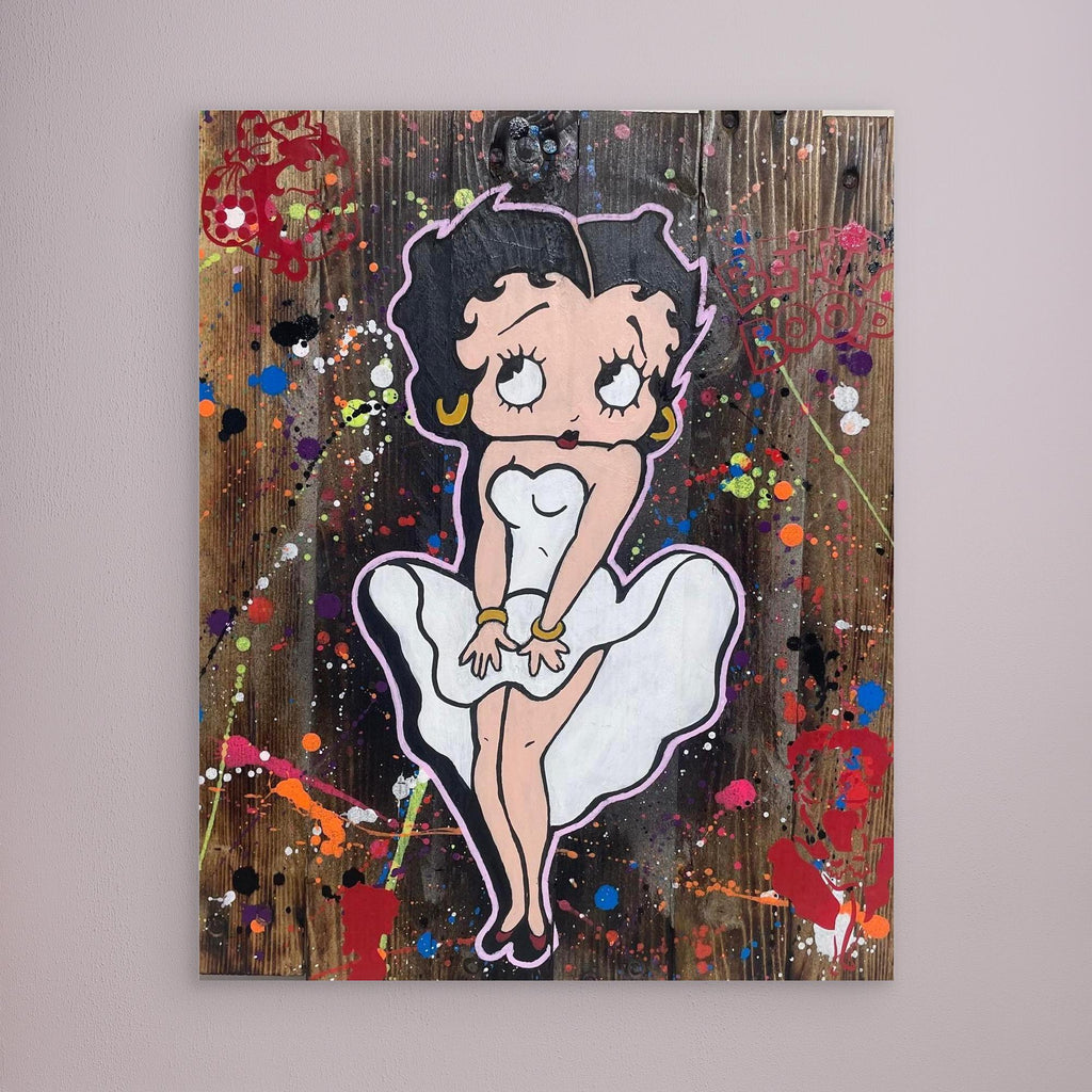 Betty Boop reporduction officielle sur toile