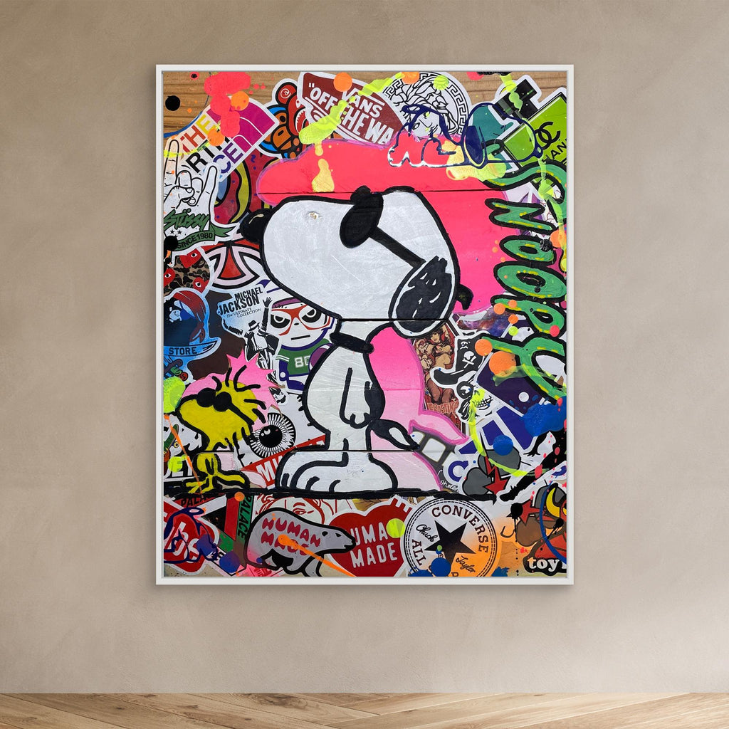 Snoopy reproduction officielle sur toile