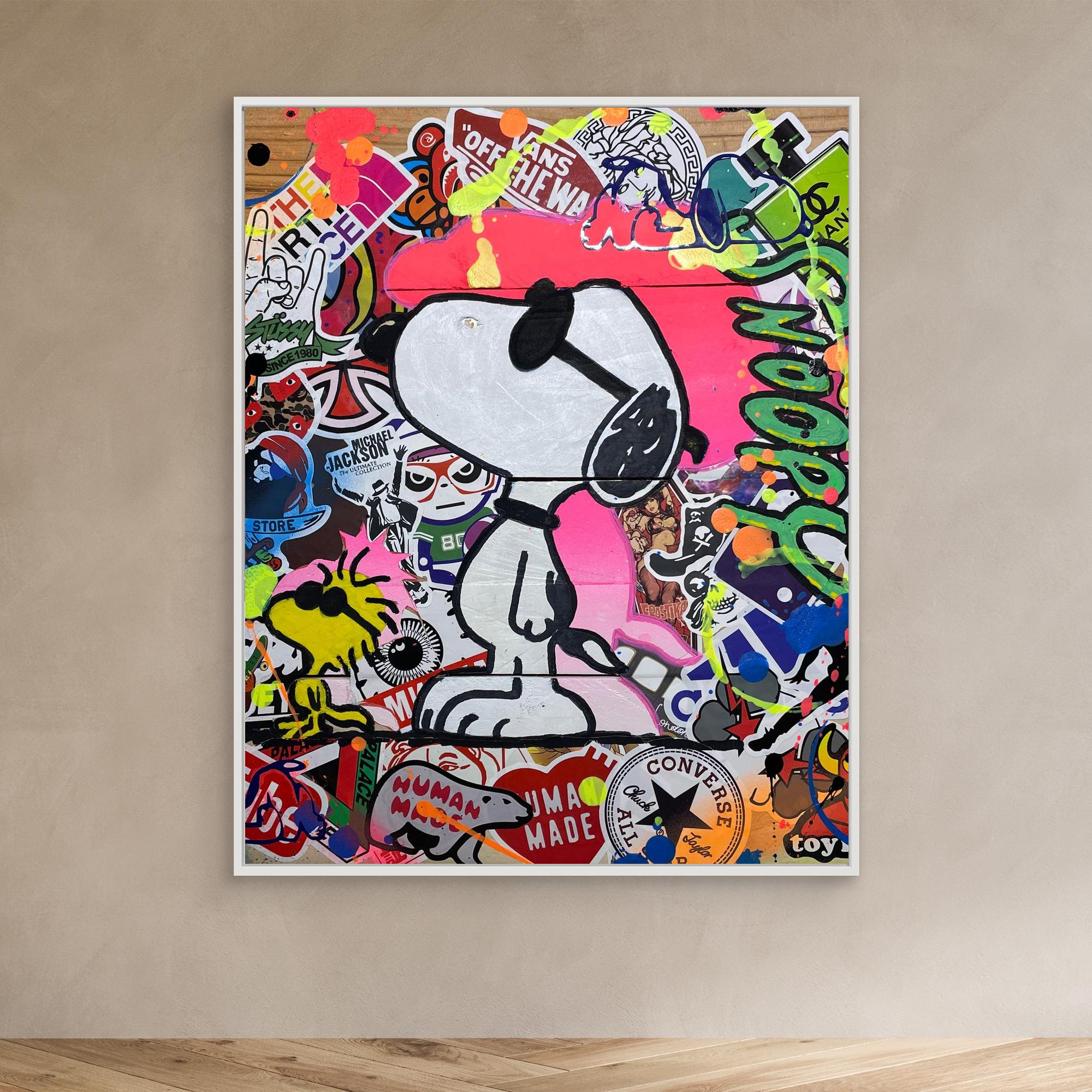 Snoopy reproduction officielle sur toile