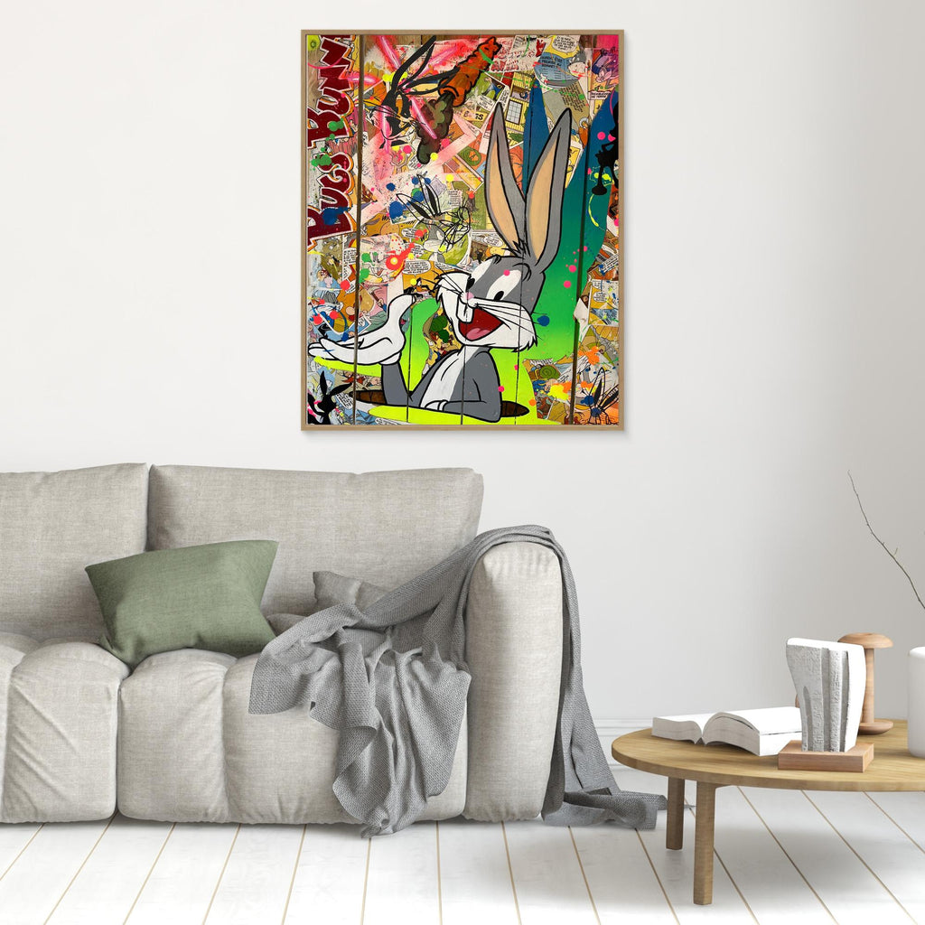 Bugs Bunny Reproduction officielle sur toile