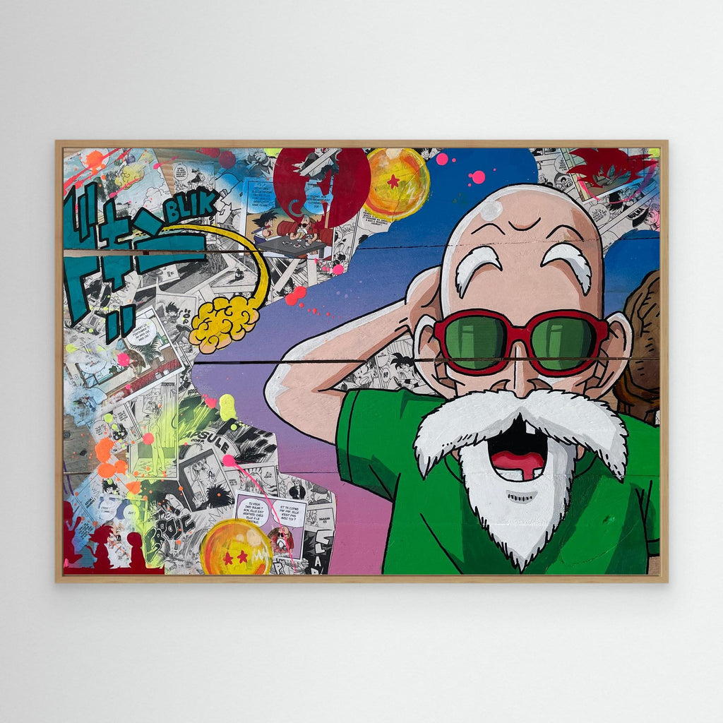 Tortue Géniale reproduction officielle sur toile de l'œuvre de Vincent STREIFF