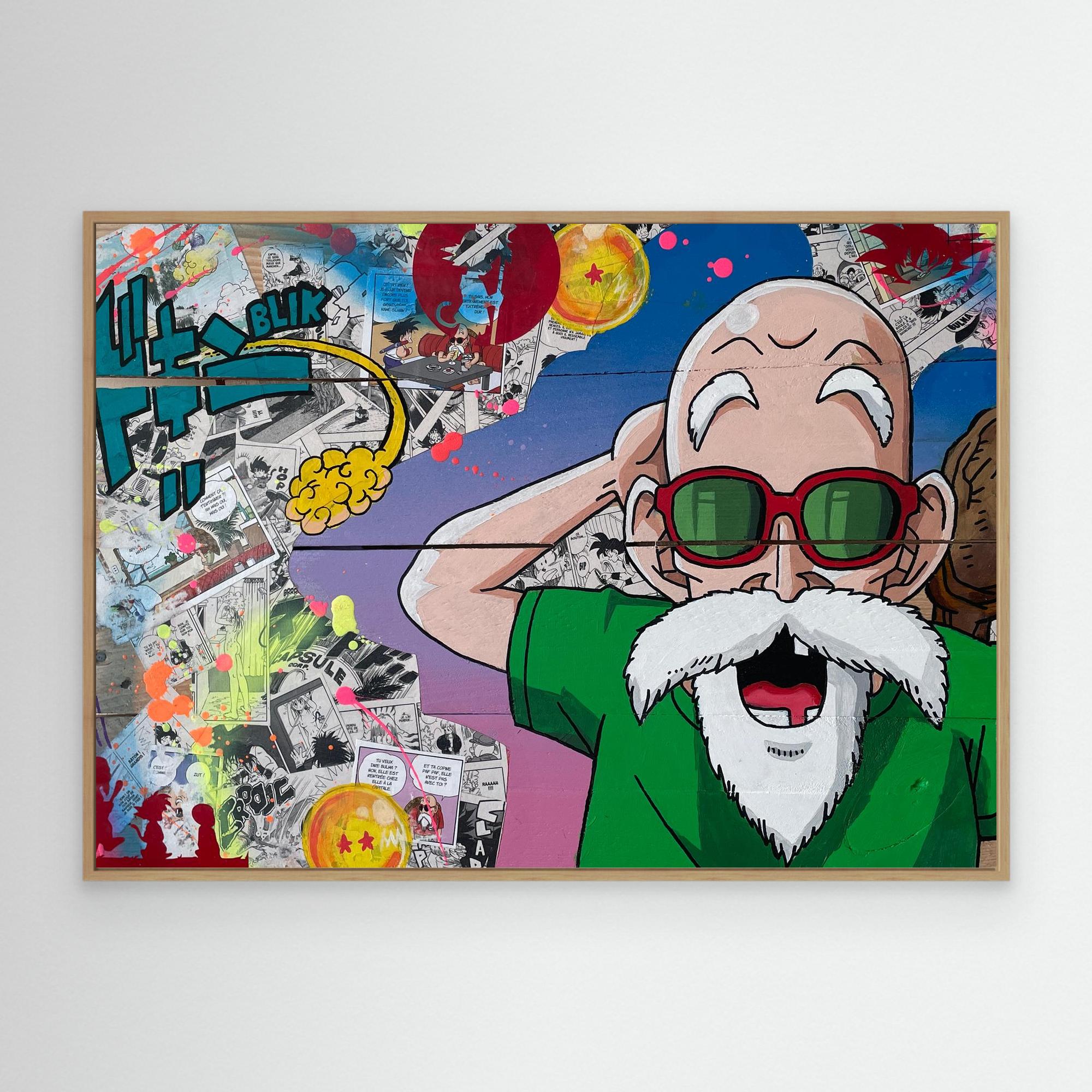 Tortue Géniale reproduction officielle sur toile de l'œuvre de Vincent STREIFF